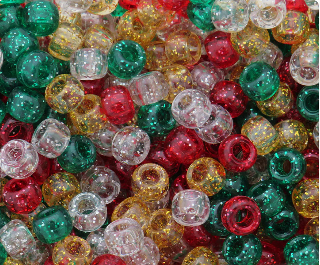 Sparkly Christmas Mix (Red, Green, Gold & Clear)